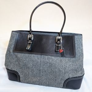 Coach 1408 Herringbone Shoulder Bag